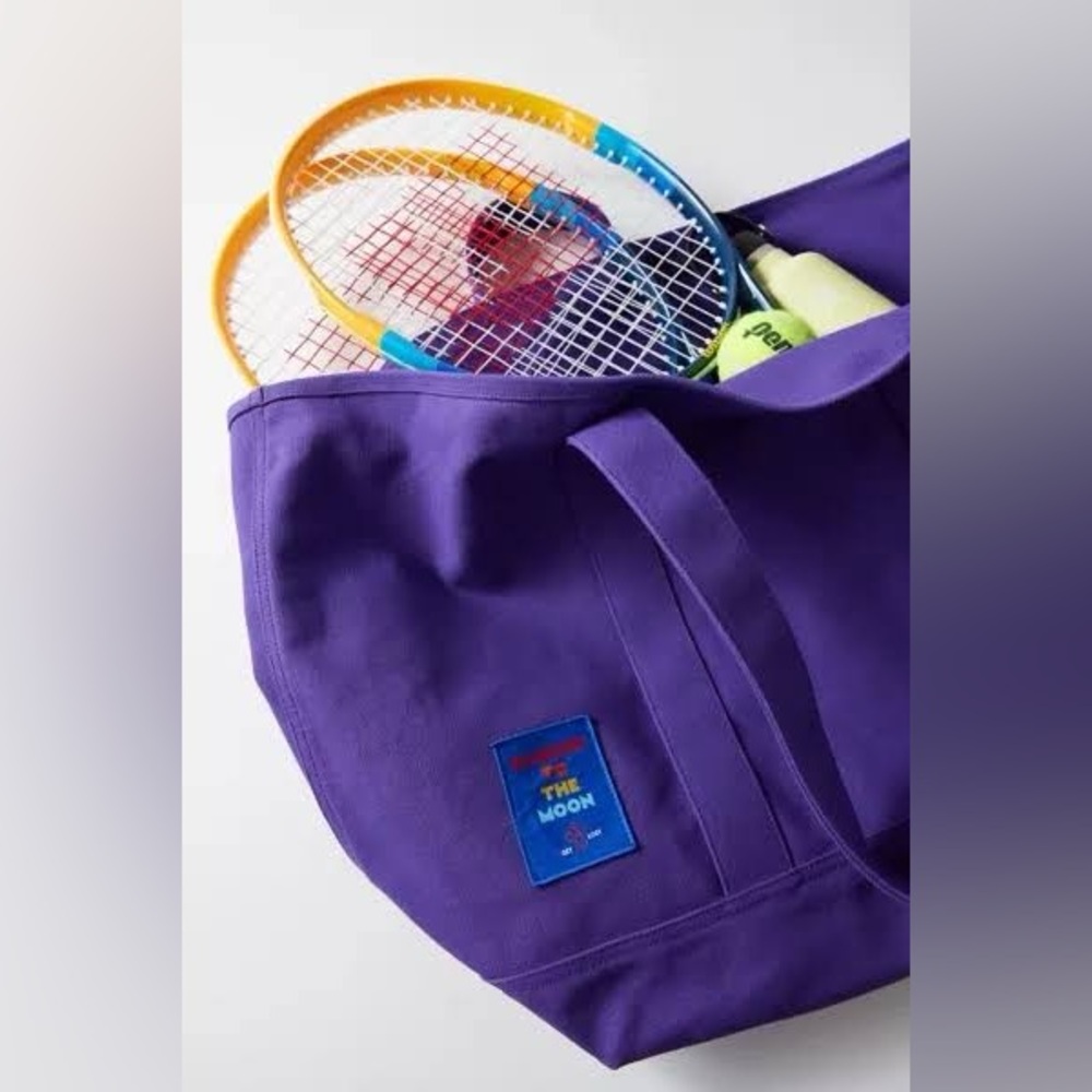 HUGE canvas tote (45L) in purple